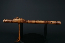 Black Locust Wood Native American Flute, Minor, Mid B-4, #E4H